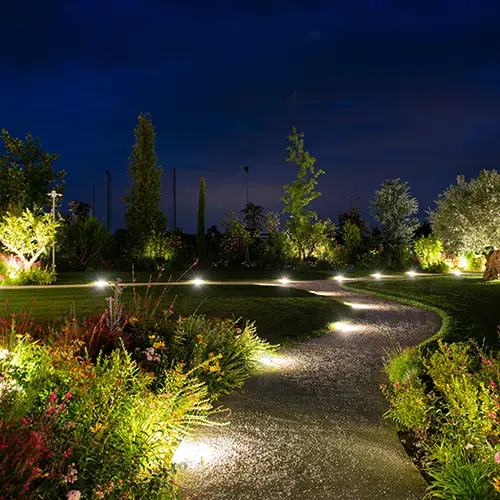 Impianto di illuminazione scenografica